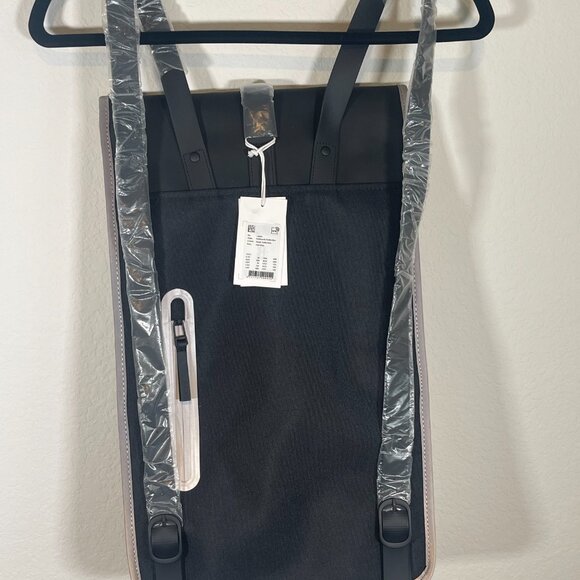 NWT Rains Backpack Waterproof Black Reflective - Picture 4 of 15